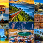 Travel-themed image representing affordable and budget-friendly destinations in India for 2025 with scenic landscapes and vacation vibes.