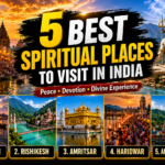 5 best spiritual places to visit in India featuring Varanasi Rishikesh Amritsar Haridwar and Andhra Pradesh spiritual destinations
