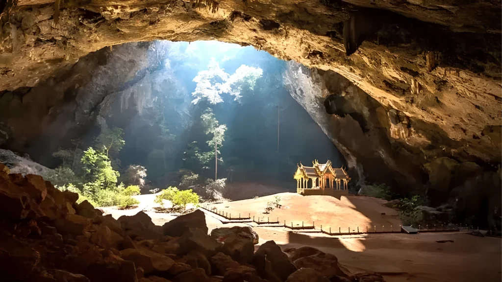 Eco Cave Gardens in Nainital with natural caves and landscaped greenery.