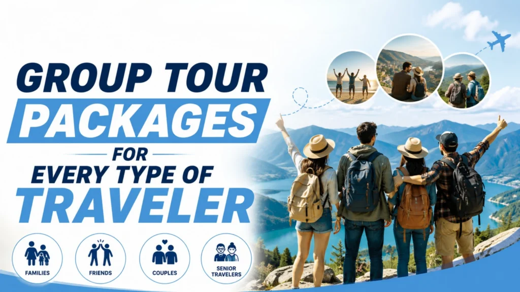 Families, friends, couples, and solo travelers enjoying a group tour organized by TheTraveloholic.