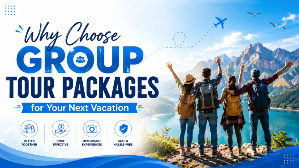 Travelers enjoying a comfortable and organized group vacation with TheTraveloholic.